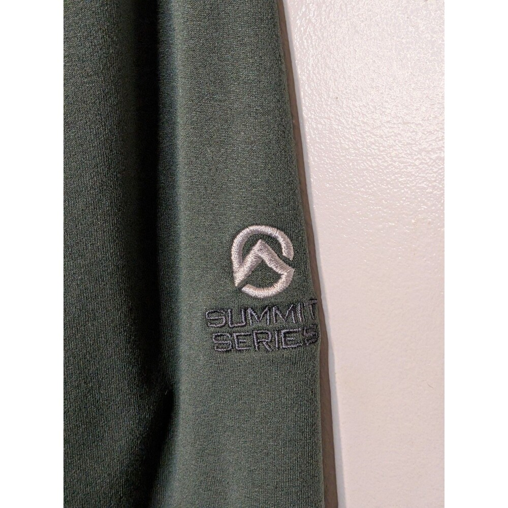 The North Face Summit Series 1/4 Zip Fleece Pullover Green Men's Medium Pocket - Picture 5 of 10